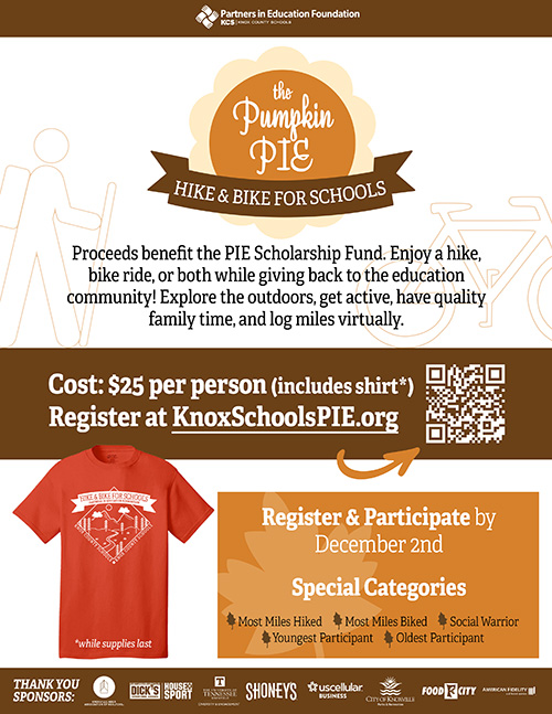The Pumpkin PIE Hike & Bike For Schools